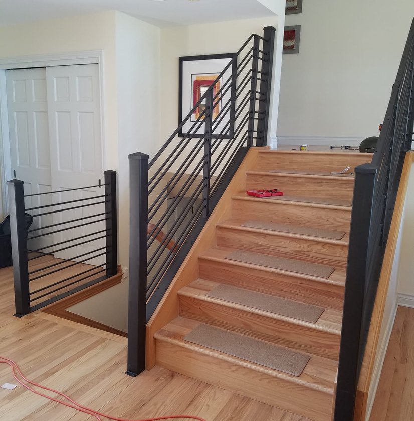 horizontal railing