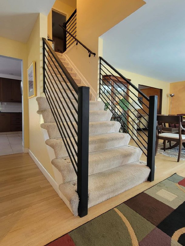 home with railing